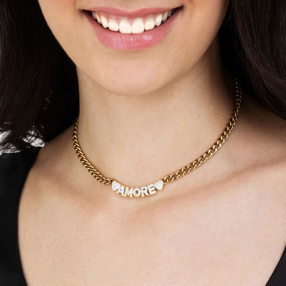 Collana-donna-Luca-Barra-Amore-CK1545 Collana donna Luca Barra Amore CK1545