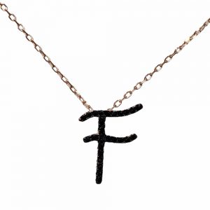Collana donna con Iniziale F NB Gioielli CLNBFR