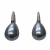 Orecchini donna con Perla Grigia NB Gioielli ORNB35