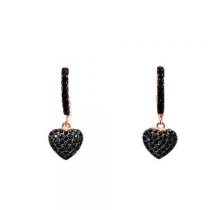 Orecchini pendenti donna con Cuori ORNB30