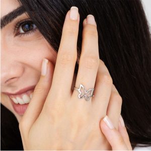 Anello donna Luca Barra con Farfalla ANK311