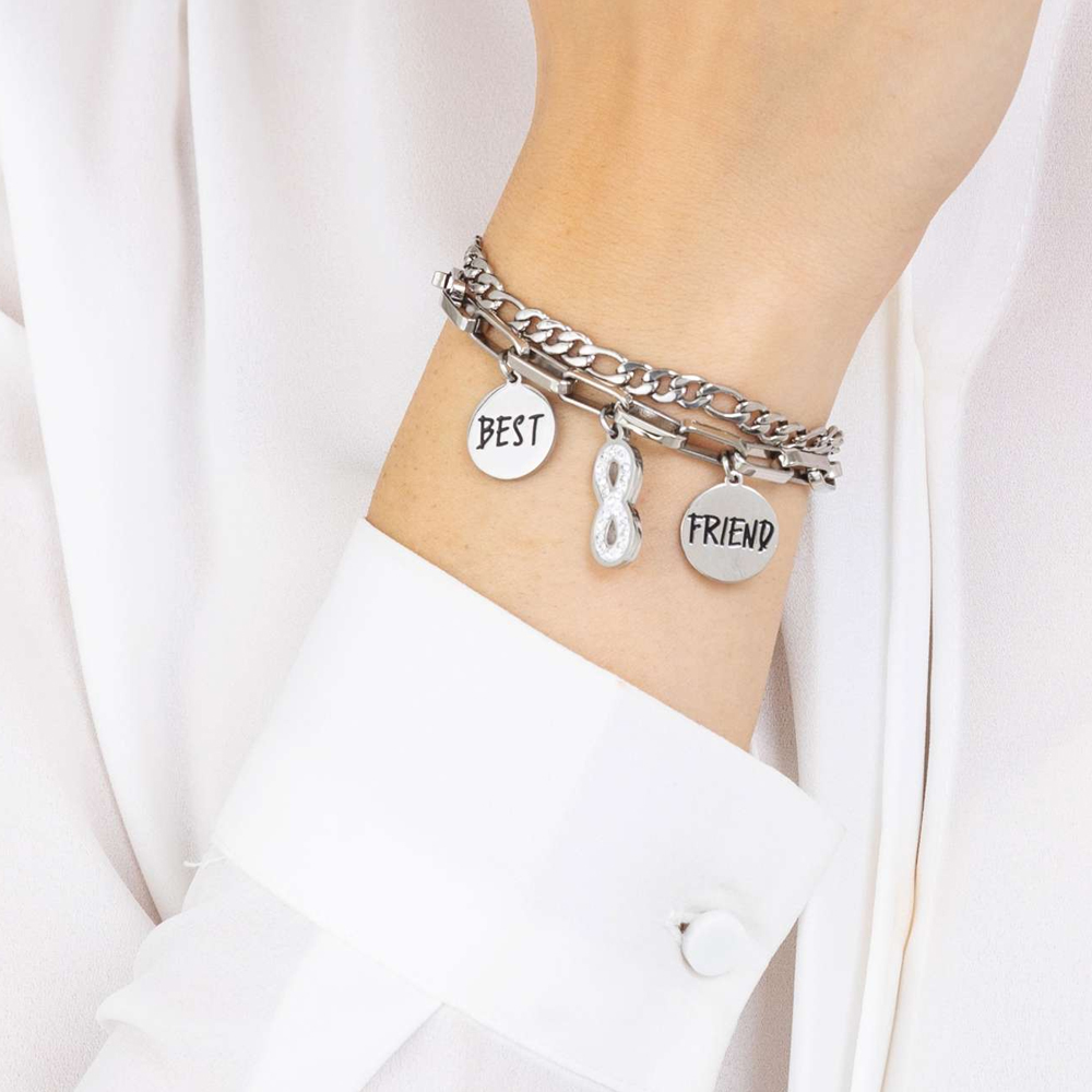 Bracciale-donna-Luca-Barra-Best-Friend-BK2113 Bracciale donna Luca Barra Best Friend BK2113