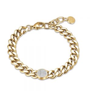 Bracciale donna Luca Barra con Cristalli Bianchi BK2203