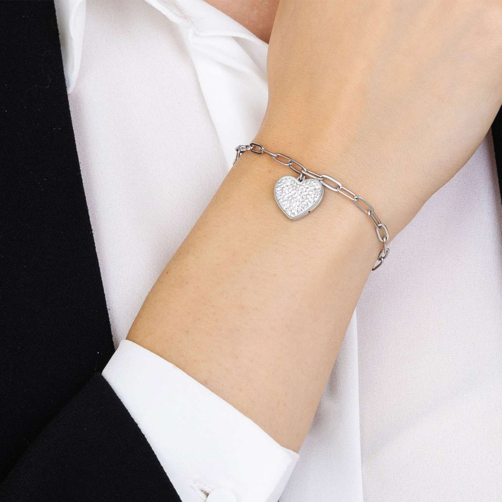 Bracciale-donna-Luca-Barra-con-Cuore-BK2193