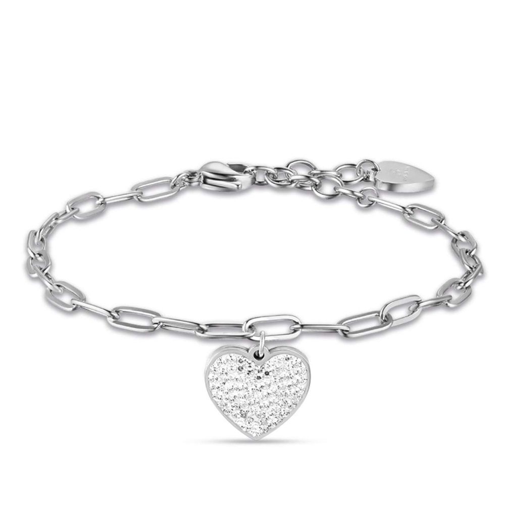 Bracciale-donna-Luca-Barra-con-Cuore-BK2193 Bracciale donna Luca Barra con Cuore BK2193
