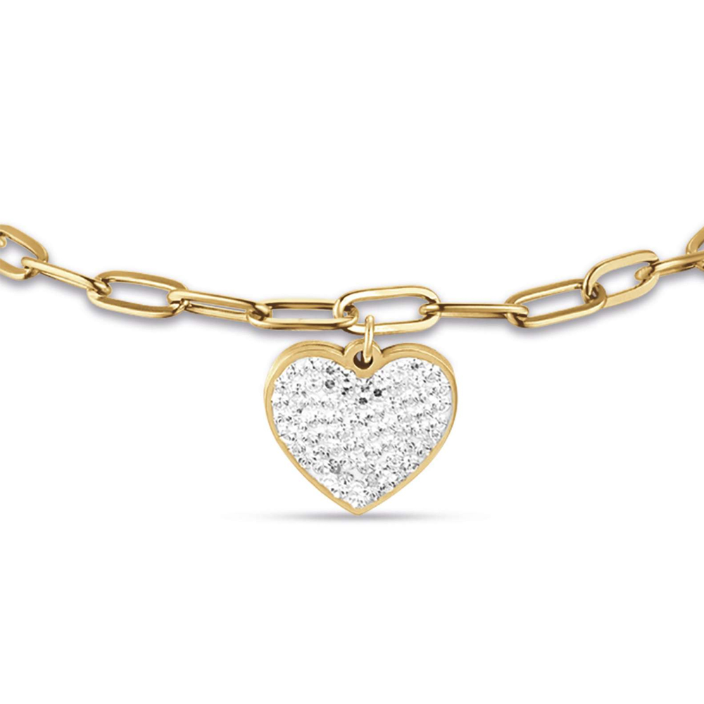 Bracciale-donna-Luca-Barra-con-Cuore-BK2198
