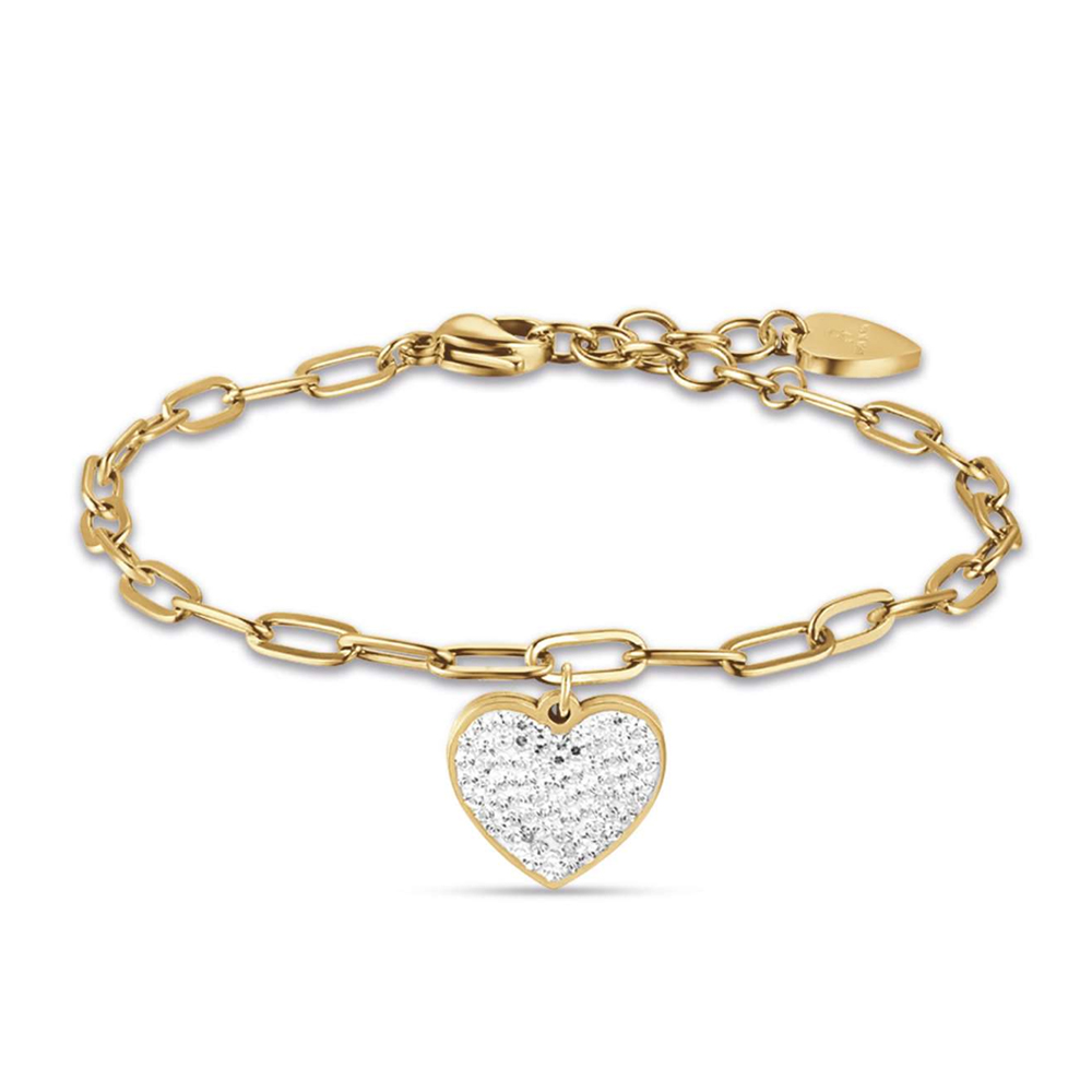 Bracciale-donna-Luca-Barra-con-Cuore-BK2198 Bracciale donna Luca Barra con Cuore BK2198