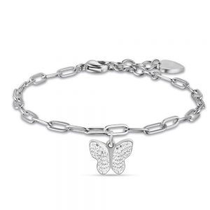 Bracciale donna Luca Barra con Farfalla BK2194