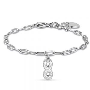 Bracciale donna Luca Barra con Infinito BK2195