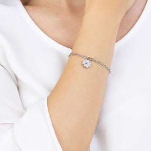 Bracciale donna Luca Barra con Quadrifoglio BK2197