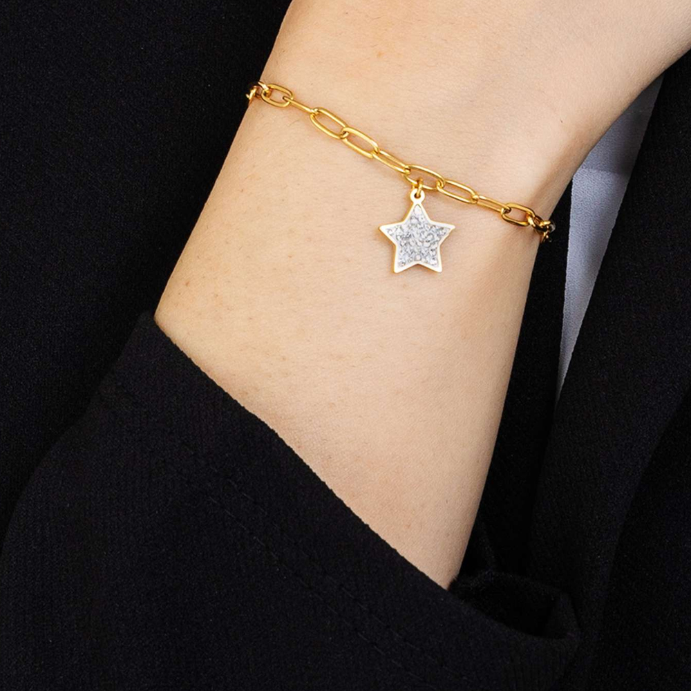 Bracciale-donna-Luca-Barra-con-Stella-BK2201 Bracciale donna Luca Barra con Stella BK2201
