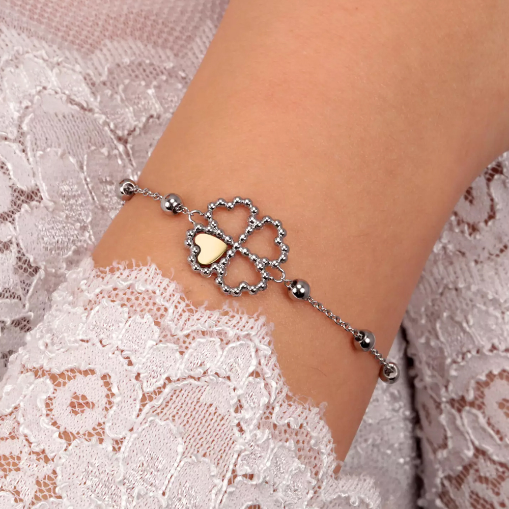 Bracciale-donna-Morellato-con-Quadrifoglio-SAUA11