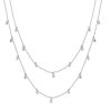 Collana donna Luca Barra con Cristalli Bianchi CK1603