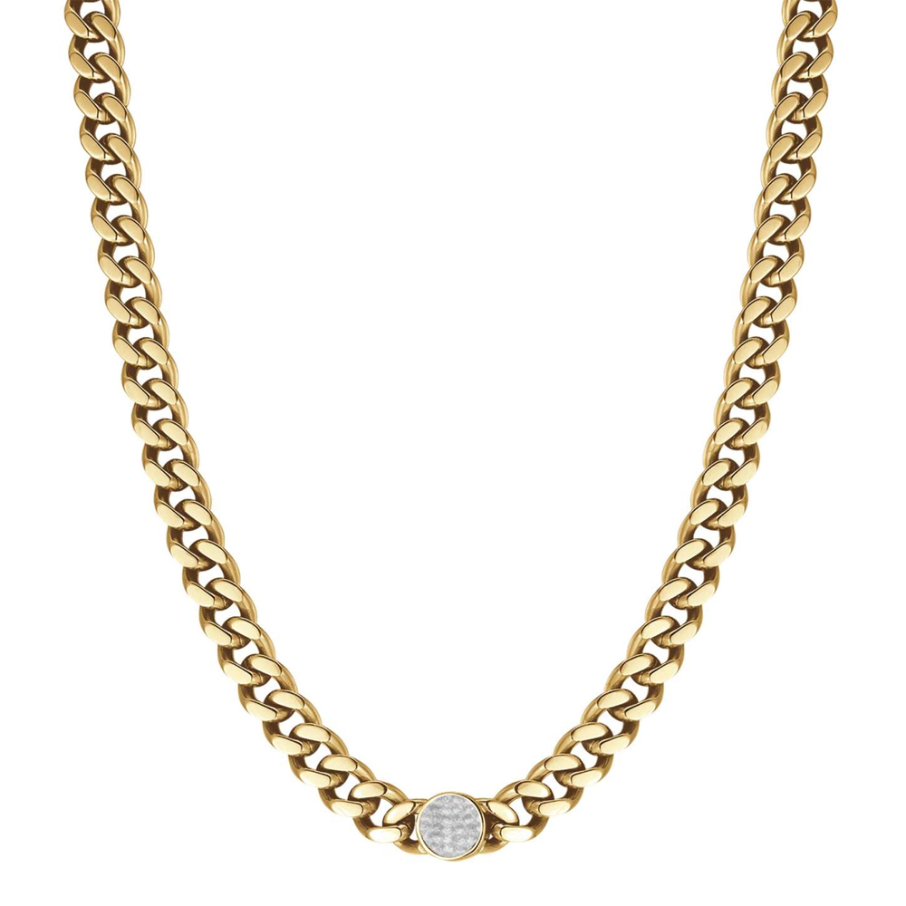 Collana-donna-Luca-Barra-con-Cristalli-Bianchi-CK1630 Collana donna Luca Barra con Cristalli Bianchi CK1630