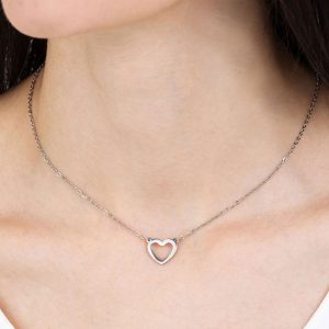 Collana donna Luca Barra con Cuore CK1605