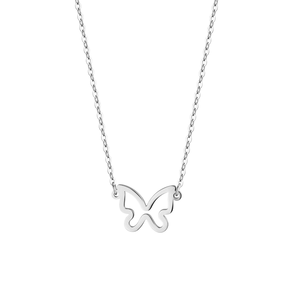 Collana-donna-Luca-Barra-con-Farfalla-CK1607 Collana donna Luca Barra con Farfalla CK1607