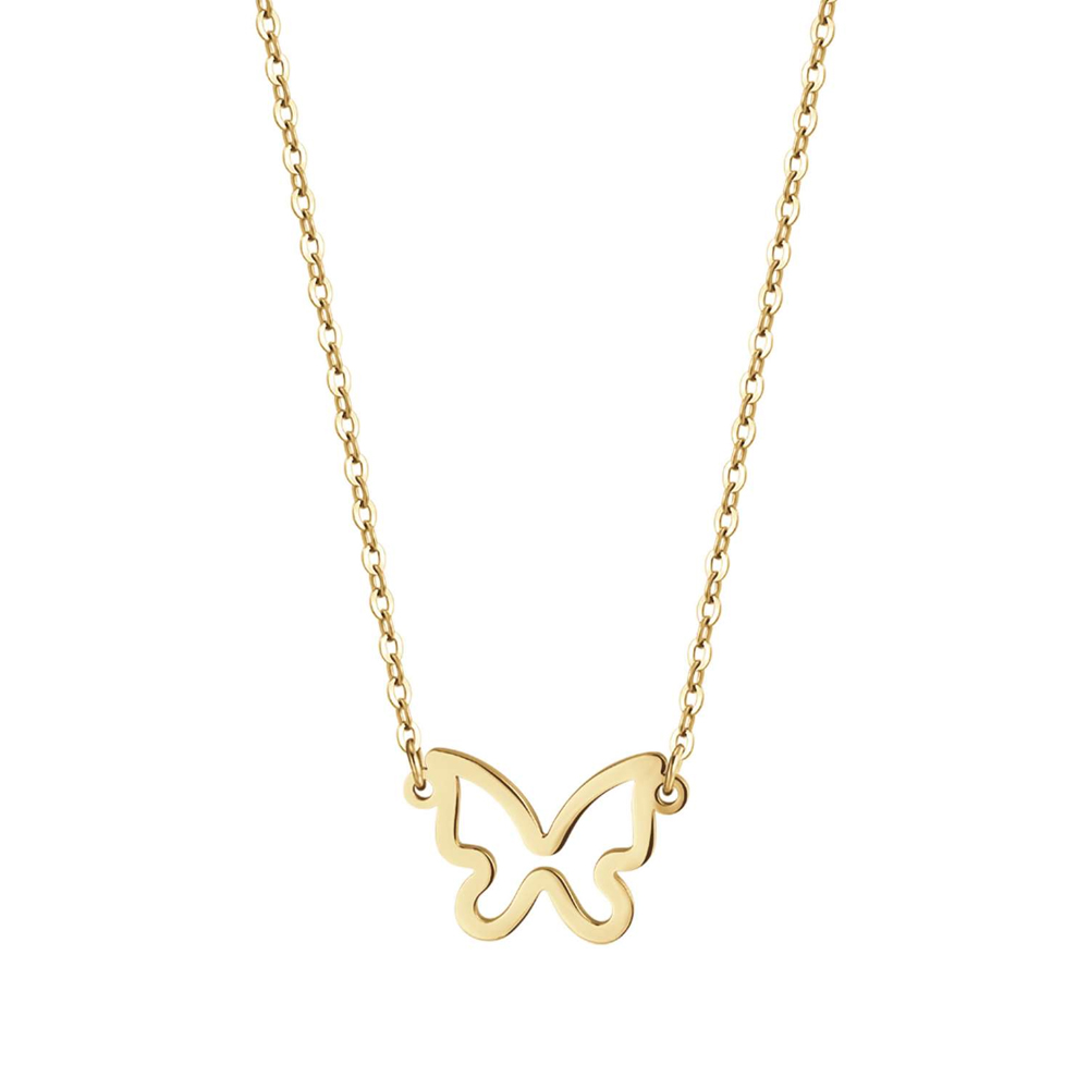 Collana-donna-Luca-Barra-con-Farfalla-CK1610 Collana donna Luca Barra con Farfalla CK1610