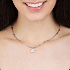 Collana donna Luca Barra con Quadrifoglio CK1624