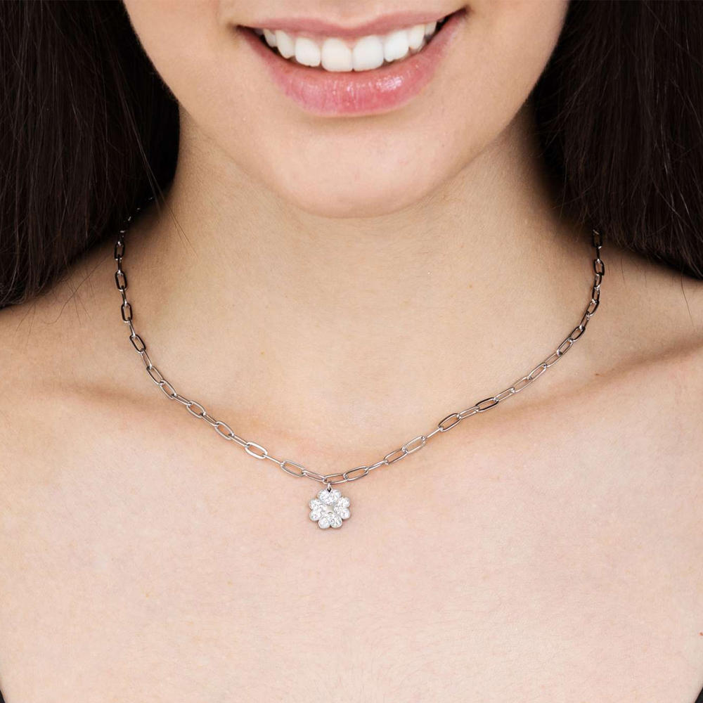 Collana-donna-Luca-Barra-con-Quadrifoglio-CK1624 Collana donna Luca Barra con Quadrifoglio CK1624