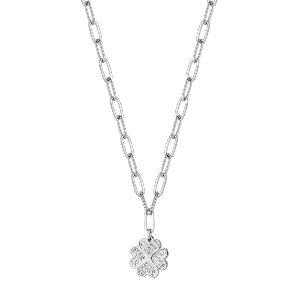 Collana-donna-Luca-Barra-con-Quadrifoglio-CK1624 Collana donna Luca Barra con Quadrifoglio CK1624