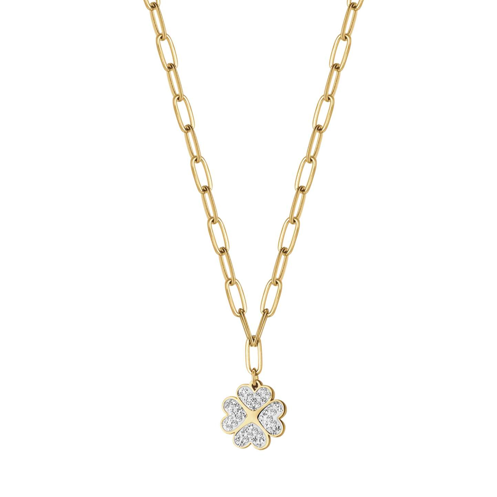Collana-donna-Luca-Barra-con-Quadrifoglio-CK1627 Collana donna Luca Barra con Quadrifoglio CK1627