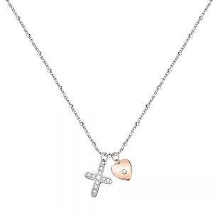 Collana donna Morellato Passioni con Croce e Cuore SAUN06