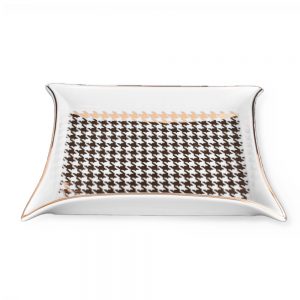 Svuotatasche Pied de Poule Oro Henriette D17401