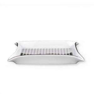 Svuotatasche Pied de Poule Platino Henriette D17402