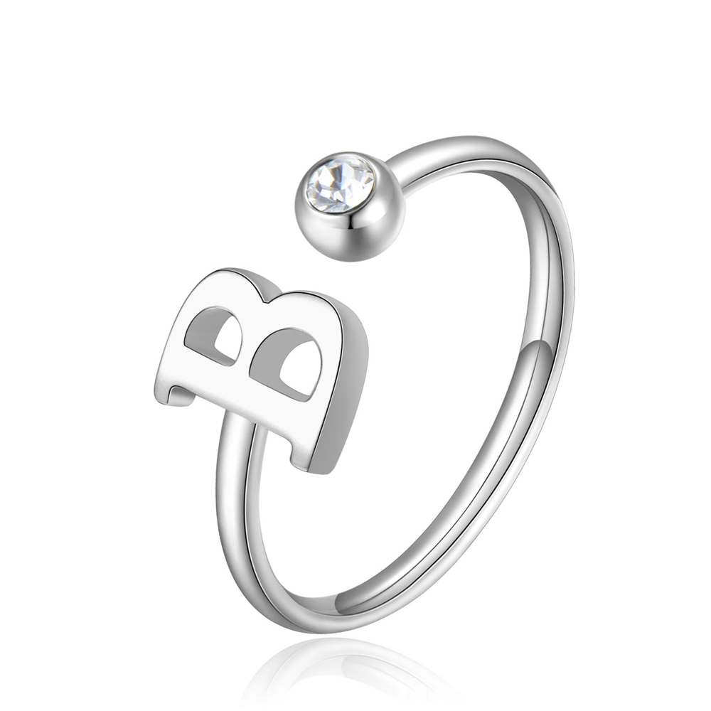 Anello-donna-S'agapo'-Click-Lettera-B-SCK173 Anello donna S’agapo’ Click Lettera B SCK173