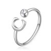 Anello donna S’agapo’ Click Lettera C SCK174