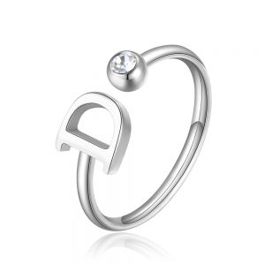 Anello donna S’agapo’ Click Lettera D SCK175