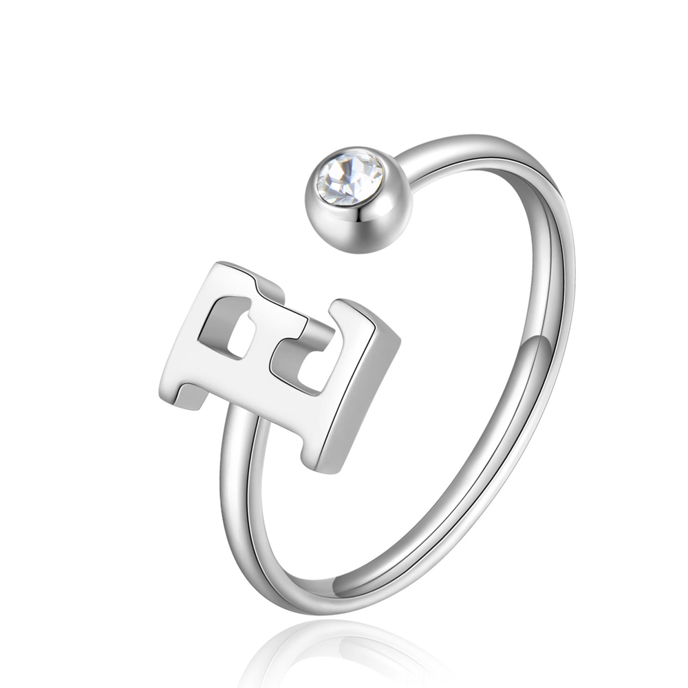 Anello-donna-S'agapo'-Click-Lettera-E-SCK176 Anello donna S’agapo’ Click Lettera E SCK176