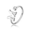Anello donna S’agapo’ Click Lettera M SCK184