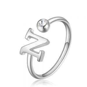 Anello donna S’agapo’ Click Lettera N SCK185