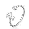 Anello donna S’agapo’ Click Lettera P SCK187