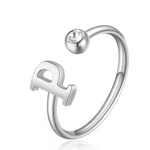 Anello donna S’agapo’ Click Lettera P SCK187