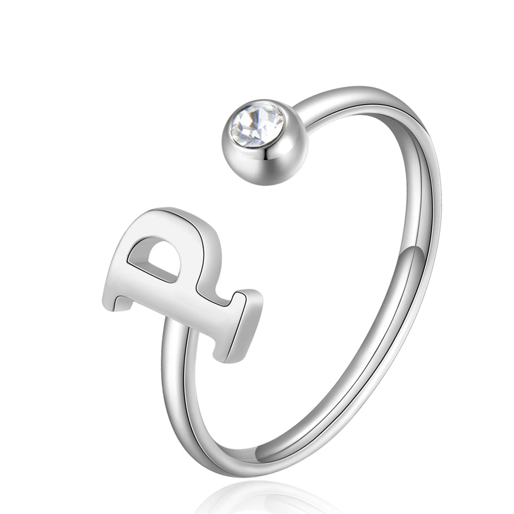 Anello-donna-S'agapo'-Click-Lettera-P-SCK187 Anello donna S’agapo’ Click Lettera P SCK187