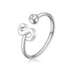Anello donna S’agapo’ Click Lettera S SCK189