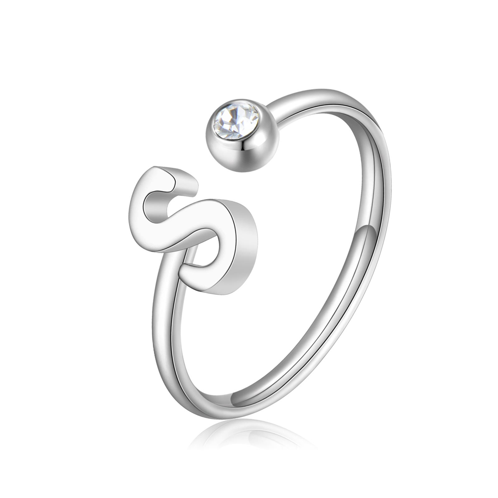 Anello-donna-S'agapo'-Click-Lettera-S-SCK189 Anello donna S’agapo’ Click Lettera S SCK189