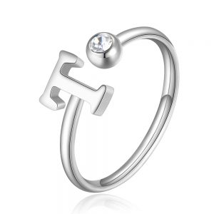 Anello donna S’agapo’ Click Lettera T SCK190