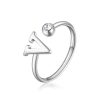 Anello donna S’agapo’ Click Lettera V SCK192