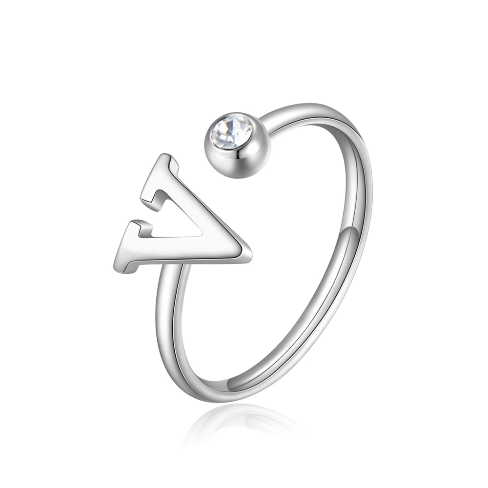 Anello-donna-S'agapo'-Click-Lettera-V-SCK192 Anello donna S’agapo’ Click Lettera V SCK192