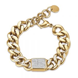 Bracciale donna Luca Barra con Cristalli Bianchi BK2205