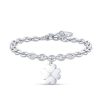 Bracciale donna Luca Barra con Quadrifoglio BK2155