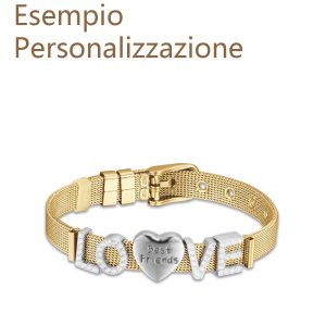 Bracciale donna personalizzabile Luca Barra BK2207