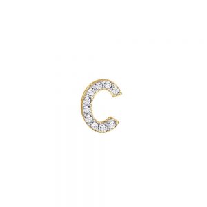 Charm Drop C Gold Luca Barra CH260