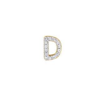 Charm Drop D Gold Luca Barra CH261