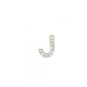 Charm Drop J Gold Luca Barra CH267
