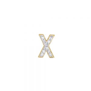 Charm Drop X Gold Luca Barra CH281