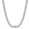 Collana donna Luca Barra con Cristalli Rosa CK1631